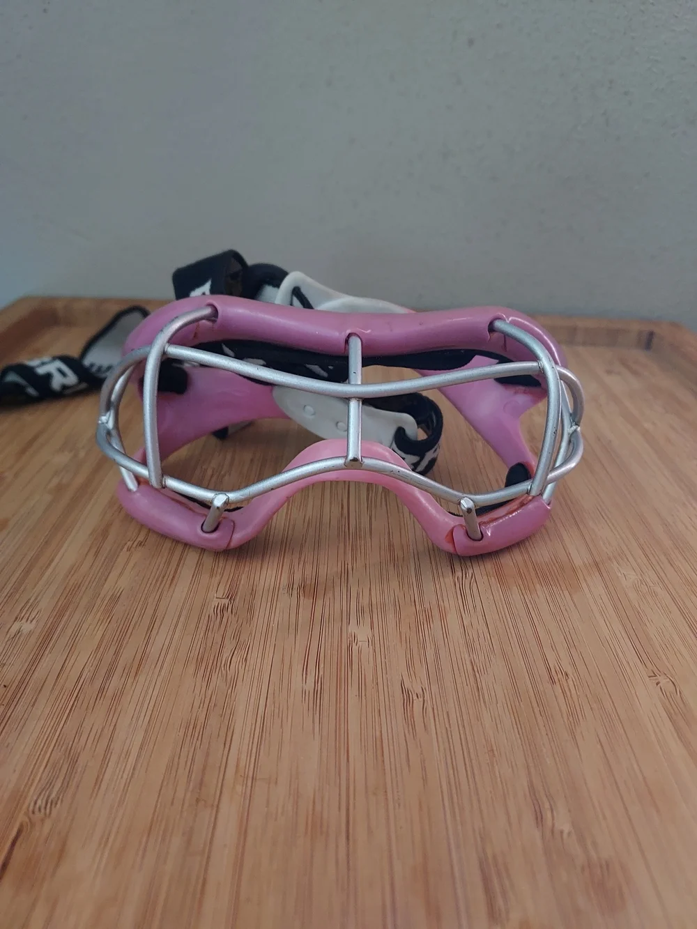 pink STX 4Sight+ S Women's Lacrosse Goggles With Adjustable Strap